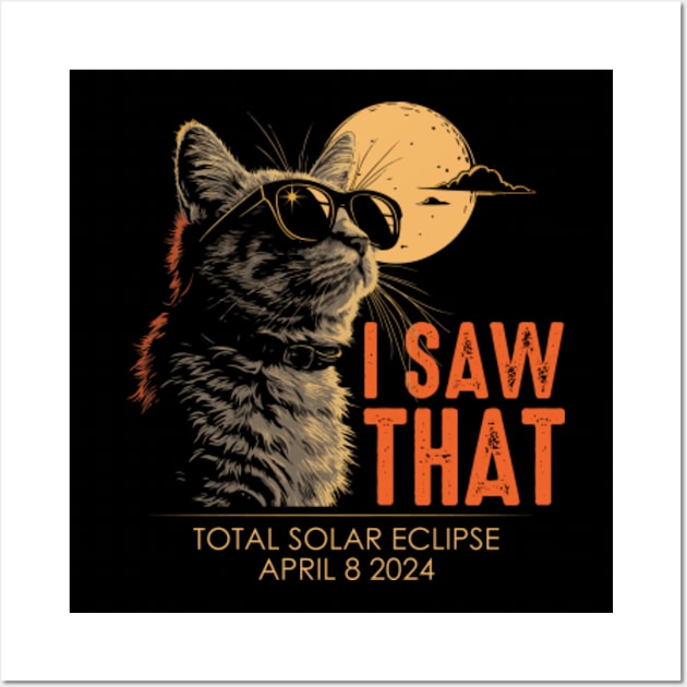 I Saw That Cat Funny Meme Wall Art by GreenCraft
